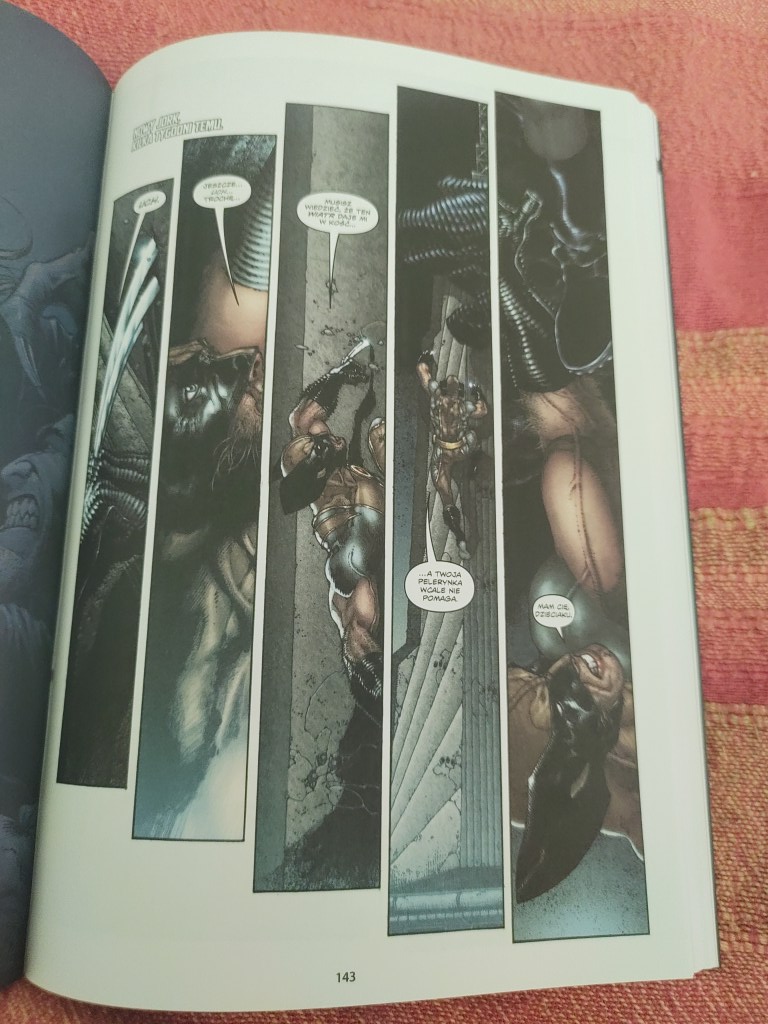 Wolverine kontra Sabretooth - przykładowe strony