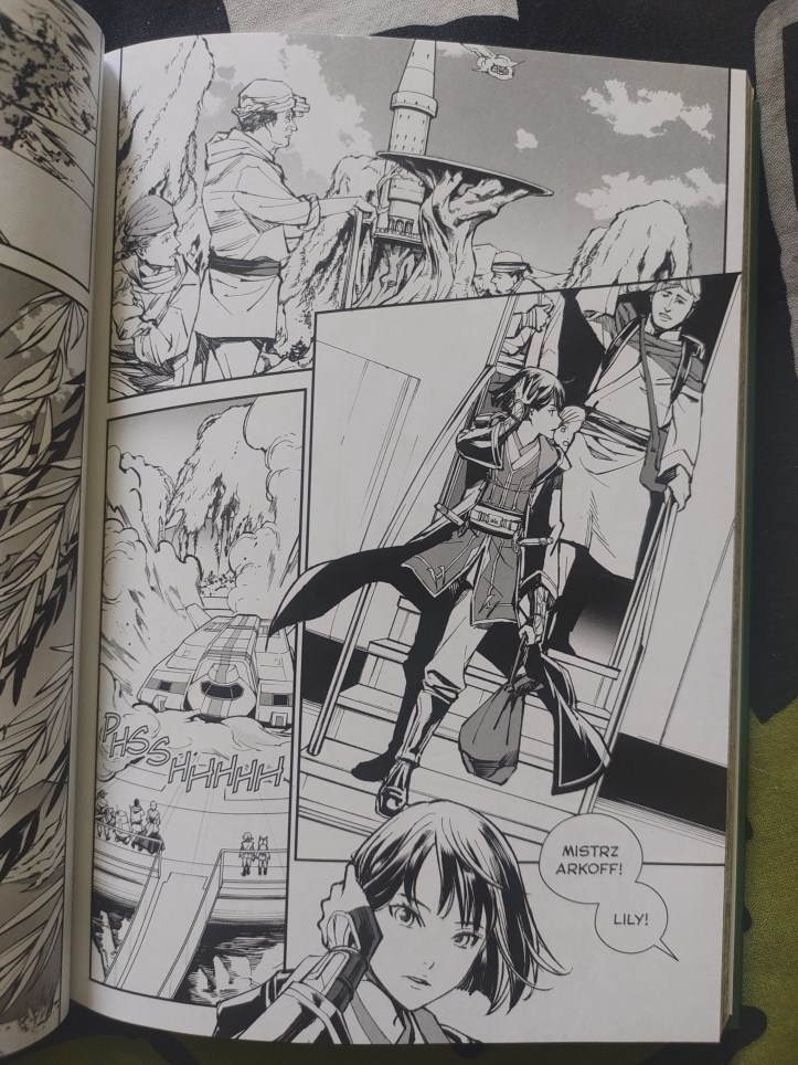 Star Wars Wielka Republika. Na skraju równowagi - przykładowe strony 1 tomu mangi